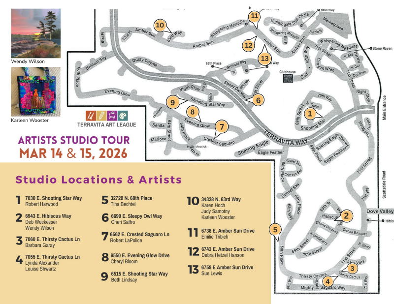 Studio Tour - Map