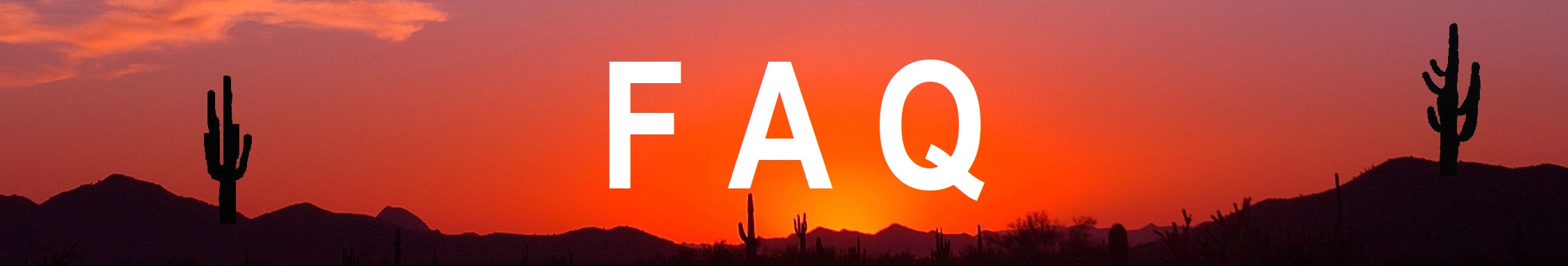 FAQ Sunset Header
